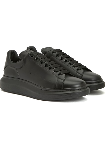 Oversize Siyah Erkek Deri Sneaker fiyatları