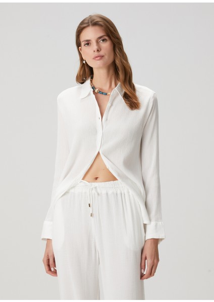 Tina Beyaz Gömlek