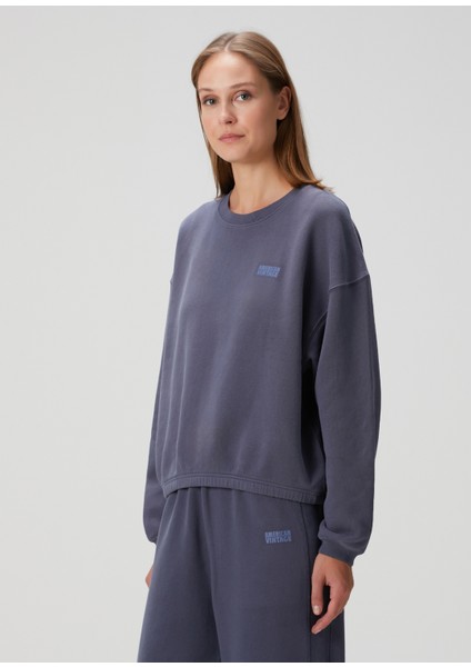 Izubird Koyu Mavi Sweatshirt modelleri