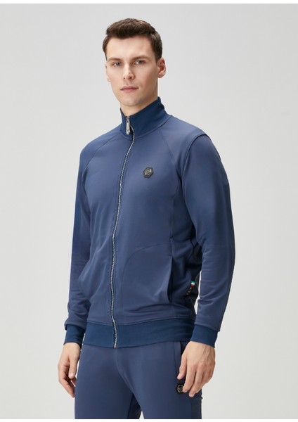 Lacivert Logo Detaylı Sweatshirt modelleri