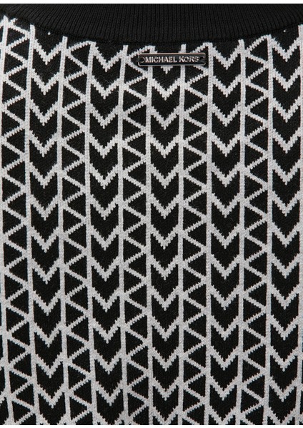 Gri Monogram Jakarlı Triko indirimleri