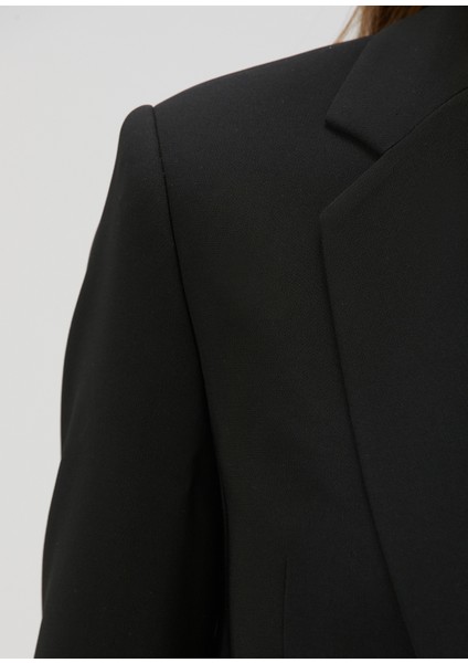 Siyah Krep Blazer indirimleri