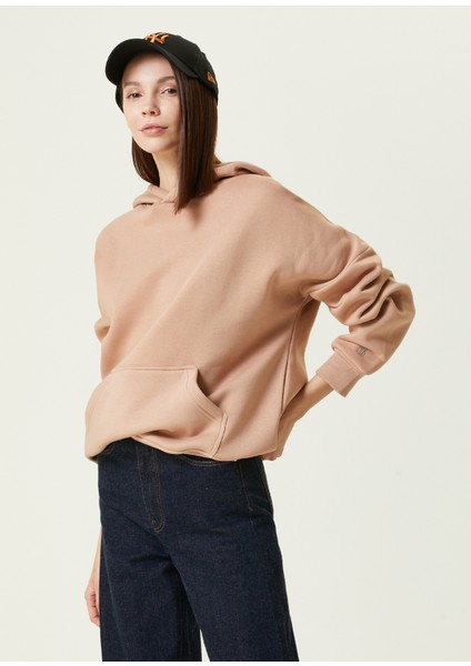 MB Scott Oversize Bej Kadın Hoodie modelleri