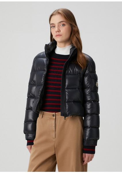 Petra Siyah Puffer Mont