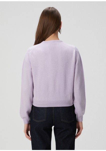 Sea Shell Lila Kaşmir Hırka fırsatları