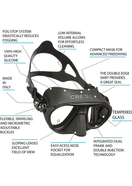 Calibro Hd Lens Mirror Dalış Maskesi fiyatları