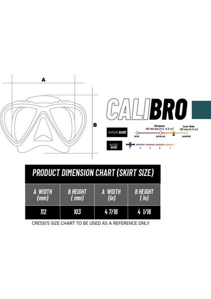 Calibro Hd Lens Mirror Dalış Maskesi modelleri