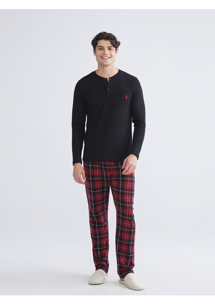 Yeni Sezon Standart Kalıp Erkek Pijama Takımı