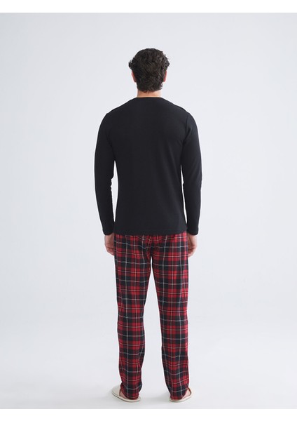 Yeni Sezon Standart Kalıp Erkek Pijama Takımı fırsatları