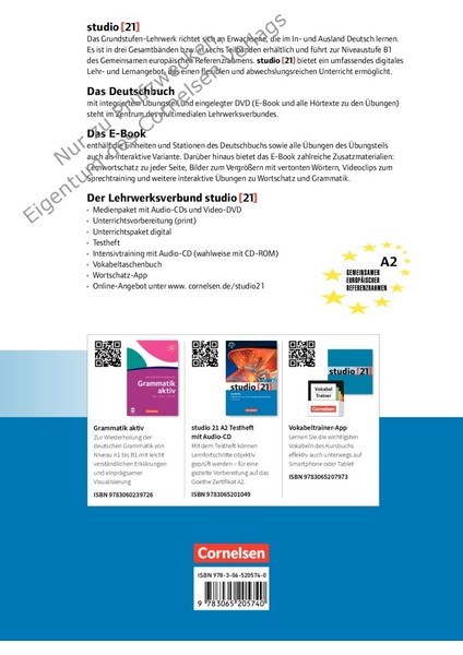 Studio 21 A2 Gesamtband Kurs Und Übungsbuch Mit DVD