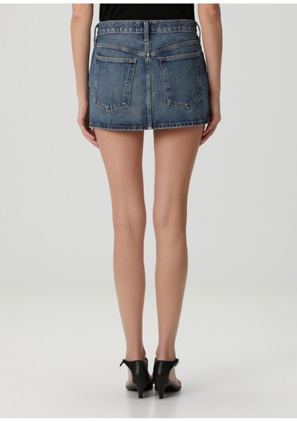 Alek Mavi Mini Denim Etek fırsatları