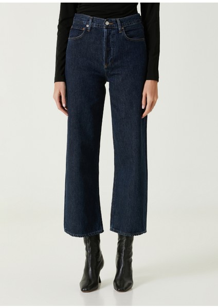 Ren Lacivert Wide Leg Jean Pantolon fiyatları