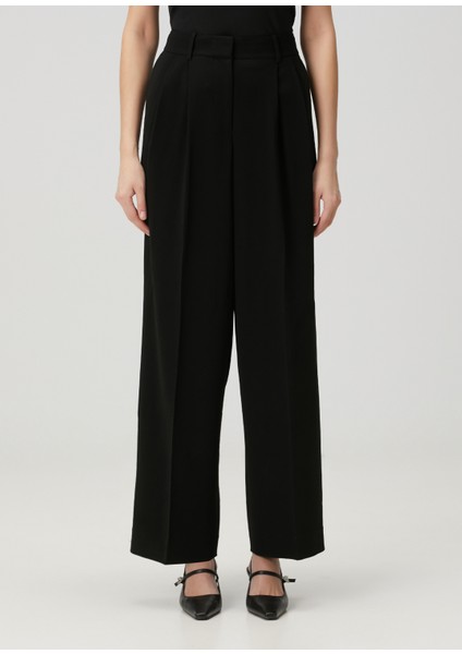 Siyah Wide Leg Pantolon fiyatları