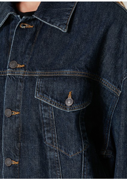 Dalton Balloon Lacivert Denim Ceket fırsatları