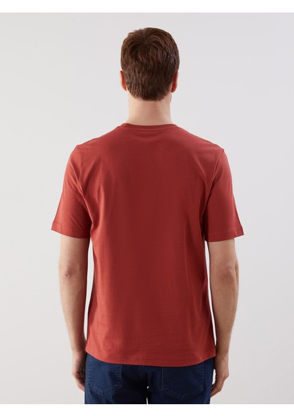 Yeni Sezon Bisiklet Yaka Baskılı Penye Erkek Tişört indirimleri