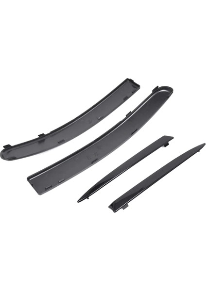 4pcs Ön Tampon Üst Izgara Kalıplama Fiat 500 2007-2015 735455041 735455042 735455056 735455057 (Yurt Dışından) modelleri