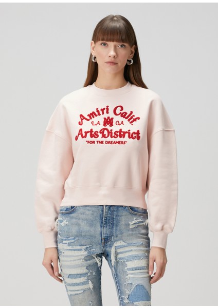 Arts District Açık Pembe Sweatshirt
