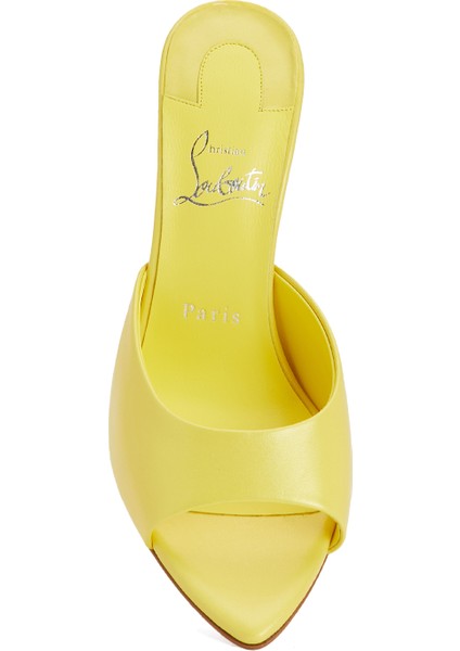 Miss Z Sarı Kadın Deri Terlik fırsatları