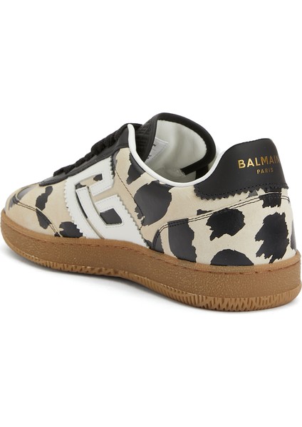 Leopar Kadın Deri Sneaker modelleri