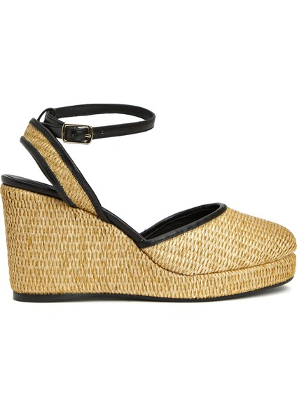 Naturel Kadın Rafya Espadril