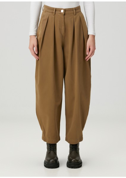 Becca Barrel Leg Haki Jean Pantolon fiyatları