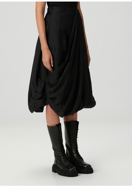 Nia Siyah Midi Etek fiyatları