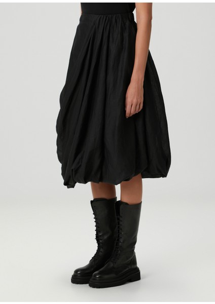 Nia Siyah Midi Etek modelleri