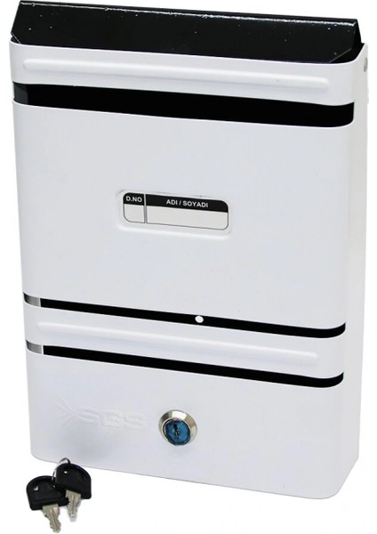 Metal Beyaz Posta Kutusu (4887)