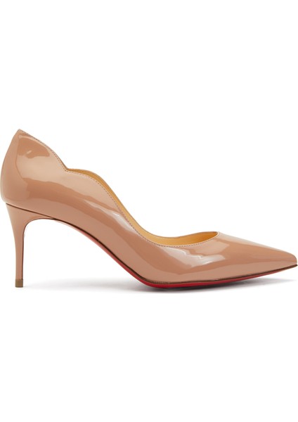 Hot Chick Nude Deri Topuklu Ayakkabı