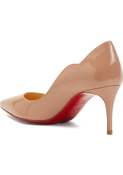 Hot Chick Nude Deri Topuklu Ayakkabı modelleri