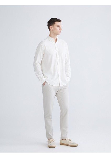 Yeni Sezon Slim Fit Uzun Kollu Armürlü Erkek Gömlek fiyatları