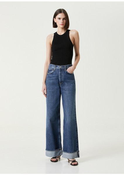 Dame Mavi Wide Leg Jean Pantolon