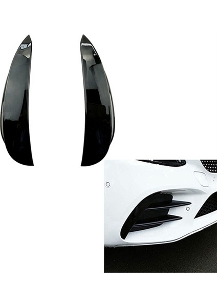 Ön Tampon Ayırıcı Yan Havalandırma Flep Yüzgeç Kapağı Mercedes-Benz E Sınıf W213 C238 E200 E300 E350 Amg 2016-2019 (Yurt Dışından) fırsatları