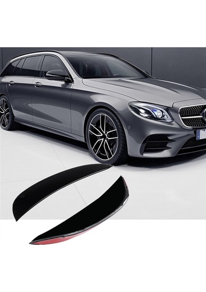 Ön Tampon Ayırıcı Yan Havalandırma Flep Yüzgeç Kapağı Mercedes-Benz E Sınıf W213 C238 E200 E300 E350 Amg 2016-2019 (Yurt Dışından) indirimleri