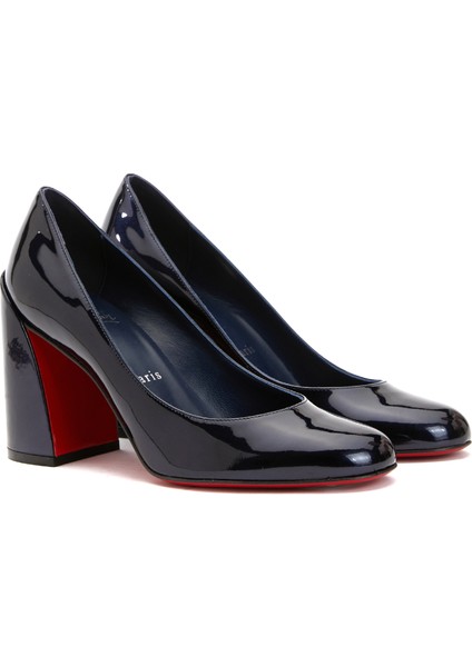 Miss Sab Lacivert Deri Topuklu Ayakkabı fiyatları