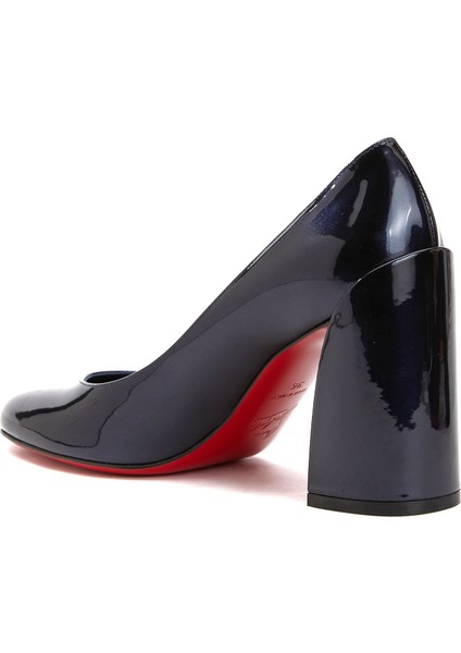 Miss Sab Lacivert Deri Topuklu Ayakkabı modelleri