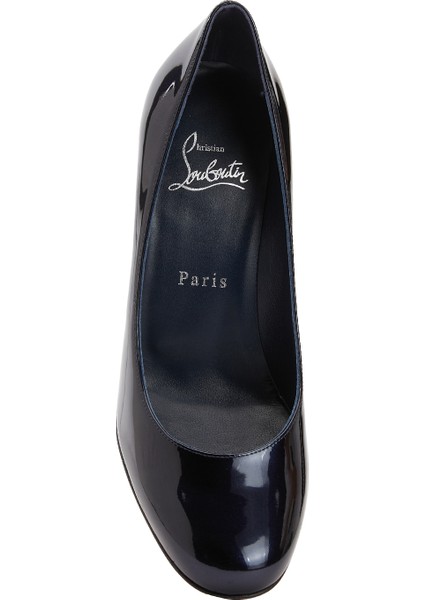 Miss Sab Lacivert Deri Topuklu Ayakkabı fırsatları