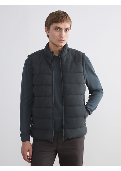 Yeni Sezon Slim Fit Dik Yaka Erkek Şişme Yelek fiyatları