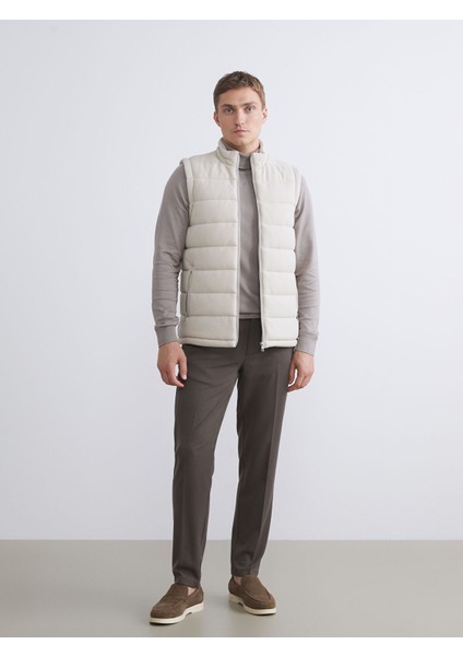 Yeni Sezon Slim Fit Dik Yaka Erkek Şişme Yelek fiyatları