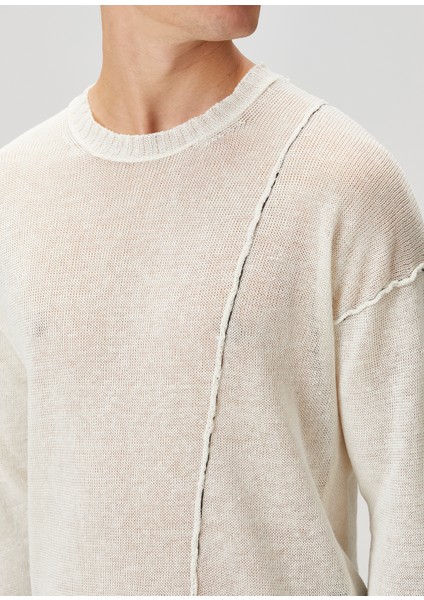 Beyaz Keten Kazak indirimleri