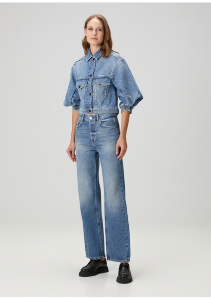 Brooklyn Mavi Straight Leg Jean Pantolon