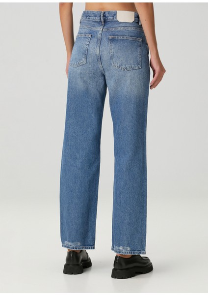 Brooklyn Mavi Straight Leg Jean Pantolon fırsatları