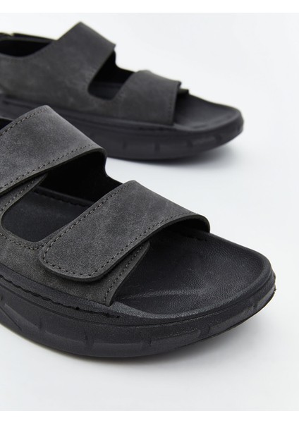 Yeni Sezon Süet Görünümlü Erkek Sandalet modelleri
