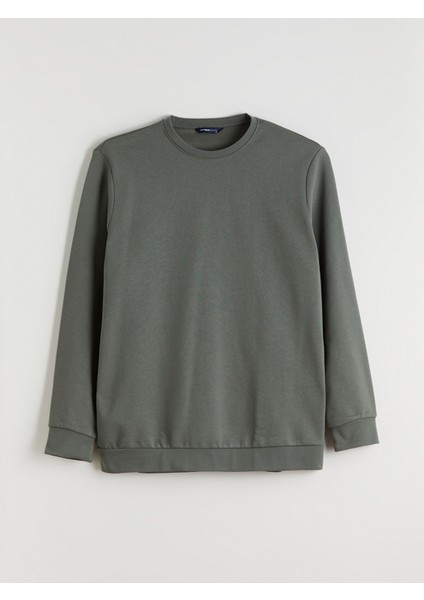 Yeni Sezon Bisiklet Yaka Erkek Sweatshirt