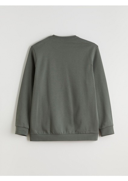 Yeni Sezon Bisiklet Yaka Erkek Sweatshirt modelleri