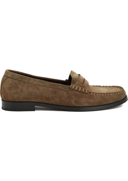 Vizon Kadın Deri Loafer