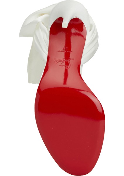 Kırık Beyaz Kadın Ipek Sandalet indirimleri