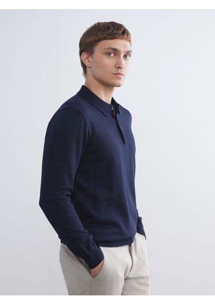 Yeni Sezon Polo Yaka Erkek Triko Kazak