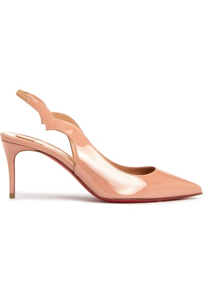 Hot Chick Nude Deri Topuklu Ayakkabı