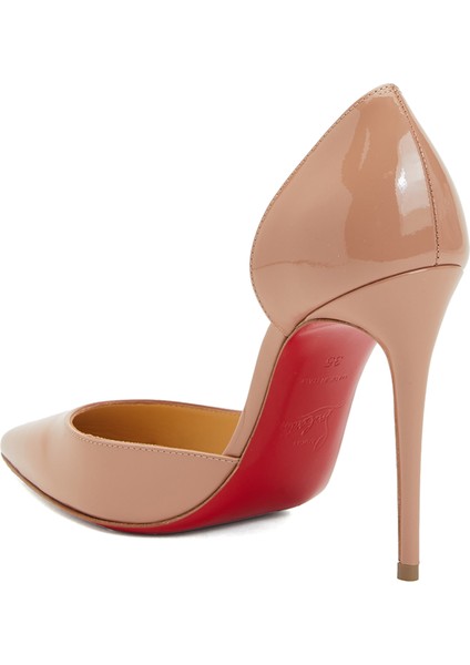 Nude Deri Stiletto modelleri